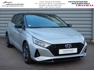 52000 : Hyundai Chaumont - Garage Michel Bazin - HYUNDAI i20 - i20 - Sleek Silver Métal/Toit/rétros Black - Traction - Essence/Micro-Hybride