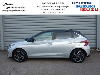 52000 : Hyundai Chaumont - Garage Michel Bazin - HYUNDAI i20 - i20 - Sleek Silver Métal/Toit/rétros Black - Traction - Essence/Micro-Hybride