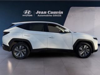 06130 : Hyundai Grasse - Garage Jean Cauvin - HYUNDAI TUCSON CREATIVE - TUCSON IV - Blanc - Boîte automatique - Essence / Courant électrique