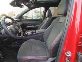 59640 : Hyundai Dunkerque - Europ'Auto - HYUNDAI Tucson - Tucson - Sunset Red Métal - Transmission intégrale - Hybride rechargeable : Essence/Electrique