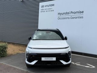 14100 : Hyundai Lisieux - Trajectoire Automobiles - HYUNDAI Kona - Kona - Atlas White/Toit/rétros Black - Traction - Hybride : Essence/Electrique