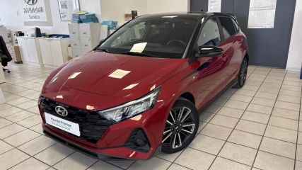 95500 : Hyundai Gonesse - ABVV - HYUNDAI i20 N Line Michel Vaillant - i20 III - Rouge - Automate sequentiel - Essence sans plomb