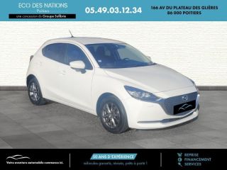 86000 : Hyundai Poitiers - Eco des Nations - MAZDA Mazda 2 - Mazda 2 - Blanc - Traction - Essence/Micro-Hybride