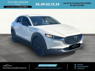 86000 : Hyundai Poitiers - Eco des Nations - MAZDA CX-30 - CX-30 - Snowflake White Pearl Mica - Traction - Essence/Micro-Hybride
