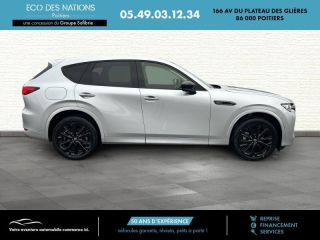 86000 : Hyundai Poitiers - Eco des Nations - MAZDA CX-60 - CX-60 - Sonic Silver métallisé - Transmission intégrale - Hybride rechargeable : Essence/Electrique