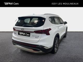 92250 : Hyundai La Garenne-Colombes - BPM Cars - HYUNDAI Santa Fe - Santa Fe - Creamy White Métal - Transmission intégrale - Hybride rechargeable : Essence/Electrique