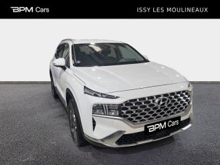 92250 : Hyundai La Garenne-Colombes - BPM Cars - HYUNDAI Santa Fe - Santa Fe - Creamy White Métal - Transmission intégrale - Hybride rechargeable : Essence/Electrique