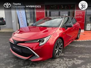 50000 : Hyundai Saint-Lô - GCA - TOYOTA Corolla - Corolla - Bi ton rouge intense   noir - Traction - Hybride : Essence/Electrique