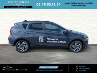 86000 : Hyundai Poitiers - Eco des Nations - HYUNDAI Bayon - Bayon - Aurora Gray Métal - Traction - Essence
