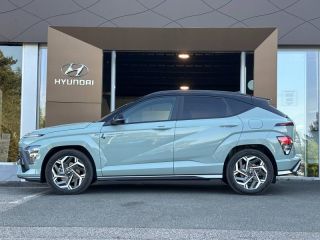 29000 : Hyundai Quimper - Iroise Automobiles - HYUNDAI Kona - Kona - Mirage Green/Toit/rétros Black - Traction - Hybride : Essence/Electrique