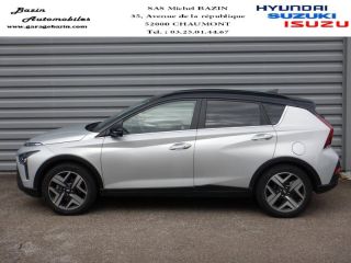52000 : Hyundai Chaumont - Garage Michel Bazin - HYUNDAI Bayon - Bayon - Sleek Silver Métal/Toit/rétros Black - Traction - Essence/Micro-Hybride