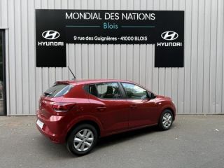 41000 : Hyundai Blois - Mondial des Nations - DACIA Sandero - Sandero - Rouge Fusion métallisé - Traction - Essence