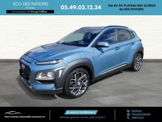86000 : Hyundai Poitiers - Eco des Nations - HYUNDAI Kona - Kona - Blue Lagoon - Traction - Hybride : Essence/Electrique