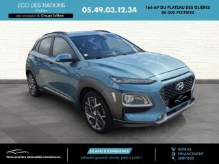 86000 : Hyundai Poitiers - Eco des Nations - HYUNDAI Kona - Kona - Blue Lagoon - Traction - Hybride : Essence/Electrique