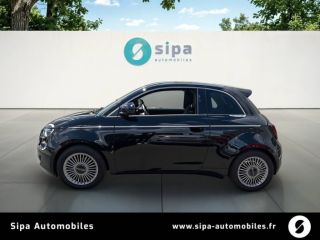 33140 : Hyundai Bordeaux Sud Villenave d'Ornon - Sipa Automobiles - FIAT 500e BERLINE Nouvelle 500 - 500 III ELECTRIQUE - Noir - Automate à fonct. Continu - Courant électrique