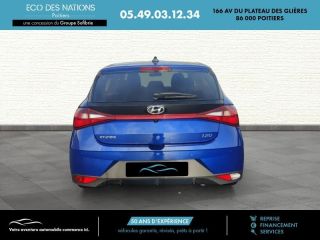 86000 : Hyundai Poitiers - Eco des Nations - HYUNDAI i20 - i20 - Intense Blue Métal - Traction - Essence