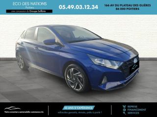 86000 : Hyundai Poitiers - Eco des Nations - HYUNDAI i20 - i20 - Intense Blue Métal - Traction - Essence