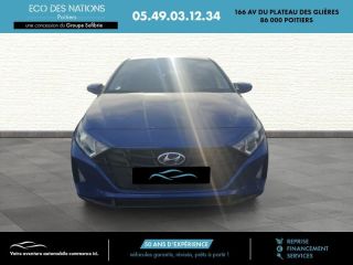 86000 : Hyundai Poitiers - Eco des Nations - HYUNDAI i20 - i20 - Intense Blue Métal - Traction - Essence