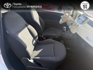 50000 : Hyundai Saint-Lô - GCA - FIAT 500 - 500 - Blanc - Traction - Essence/Micro-Hybride