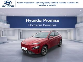 29200 : Hyundai Brest - Iroise Automobiles - HYUNDAI Kona - Kona - Sunset Red Métal - Traction - Electrique
