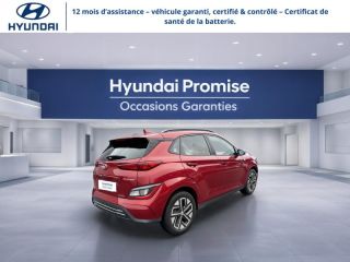 29200 : Hyundai Brest - Iroise Automobiles - HYUNDAI Kona - Kona - Sunset Red Métal - Traction - Electrique