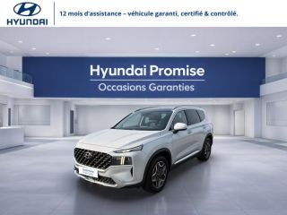 29200 : Hyundai Brest - Iroise Automobiles - HYUNDAI Santa Fe - Santa Fe - Glacier White Métal - Transmission intégrale - Hybride rechargeable : Essence/Electrique