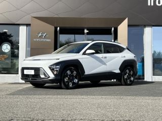 29000 : Hyundai Quimper - Iroise Automobiles - HYUNDAI Kona - Kona - Atlas White - Traction - Hybride : Essence/Electrique
