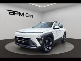 75013 : Hyundai Paris 13 - BPM Cars - HYUNDAI Kona - Kona - Atlas White - Traction - Hybride : Essence/Electrique