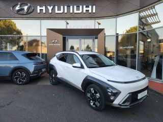19100 : Hyundai Brive-la-Gaillarde - Garage Pouget - HYUNDAI Kona - Kona - Atlas White - Traction - Hybride : Essence/Electrique