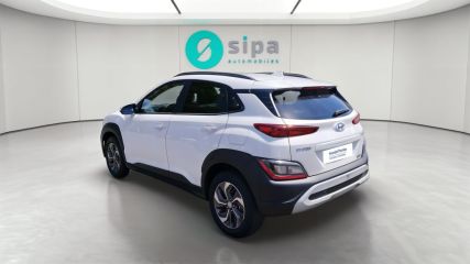 33140 : Hyundai Bordeaux Sud Villenave d'Ornon - Sipa Automobiles - HYUNDAI KONA HYBRID Intuitive - KONA - Blanc - Automate sequentiel - Essence / Courant électrique