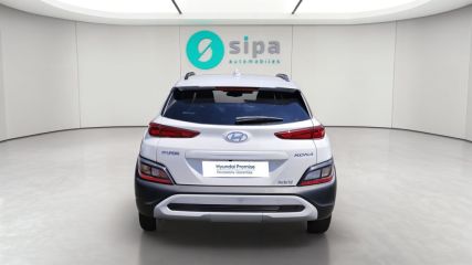 33140 : Hyundai Bordeaux Sud Villenave d'Ornon - Sipa Automobiles - HYUNDAI KONA HYBRID Intuitive - KONA - Blanc - Automate sequentiel - Essence / Courant électrique