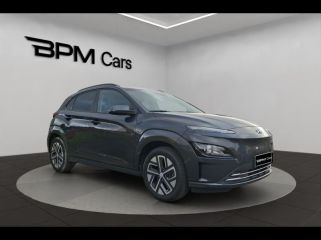 75013 : Hyundai Paris 13 - BPM Cars - HYUNDAI Kona - Kona - Dark Knight Métal - Traction - Electrique