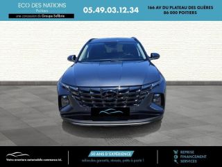 86000 : Hyundai Poitiers - Eco des Nations - HYUNDAI Tucson - Tucson - Teal Blue Métal/Toit/rétros Black - Traction - Hybride : Essence/Electrique