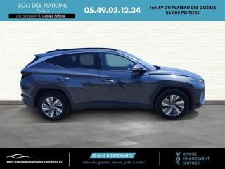 86000 : Hyundai Poitiers - Eco des Nations - HYUNDAI Tucson - Tucson - Teal Blue Métal/Toit/rétros Black - Traction - Hybride : Essence/Electrique