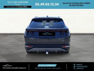 86000 : Hyundai Poitiers - Eco des Nations - HYUNDAI Tucson - Tucson - Teal Blue Métal/Toit/rétros Black - Traction - Hybride : Essence/Electrique