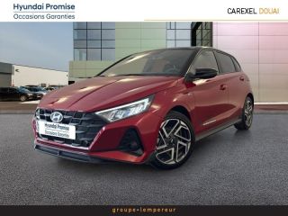 59187 : Hyundai Douai - Groupe Lempereur - HYUNDAI i20 - i20 - Dragon Red Métal/Toit+rétros Black - Traction - Essence