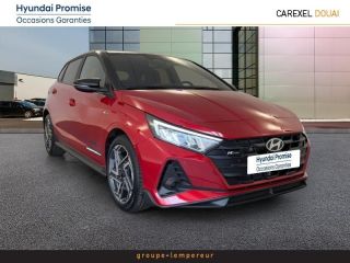 59187 : Hyundai Douai - Groupe Lempereur - HYUNDAI i20 - i20 - Dragon Red Métal/Toit+rétros Black - Traction - Essence