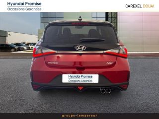 59187 : Hyundai Douai - Groupe Lempereur - HYUNDAI i20 - i20 - Dragon Red Métal/Toit+rétros Black - Traction - Essence
