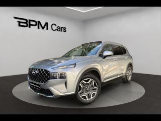 75013 : Hyundai Paris 13 - BPM Cars - HYUNDAI Santa Fe - Santa Fe - Typhon Silver Métal - Traction - Hybride : Essence/Electrique