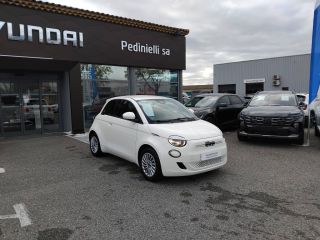 84120 : Hyundai PERTUIS - SA PEDINIELLI - FIAT 500e BERLINE MY22 SERIE 1 STEP 2 Action - 500 III - Blanc - Automate à fonct. Continu - Courant électrique