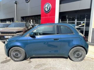 04100 : Hyundai Manosque - Pedinielli - FIAT 500e BERLINE MY22 SERIE 1 STEP 1 Icône - 500 III ELECTRIQUE - Bleu - Automate à fonct. Continu - Courant électrique