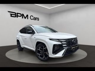 75013 : Hyundai Paris 13 - BPM Cars - HYUNDAI Tucson - Tucson - Serenity White Métal - Traction - Hybride : Essence/Electrique