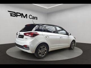 18230 : Hyundai Bourges - BPM Cars - HYUNDAI i20 - i20 - Polar White Métal/Toit/rétros Black - Traction - Essence