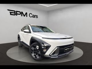 75013 : Hyundai Paris 13 - BPM Cars - HYUNDAI Kona - Kona - Atlas White - Traction - Hybride : Essence/Electrique