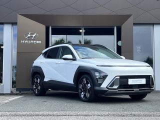 29000 : Hyundai Quimper - Iroise Automobiles - HYUNDAI Kona - Kona - Atlas White - Traction - Hybride : Essence/Electrique
