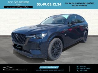 86000 : Hyundai Poitiers - Eco des Nations - MAZDA CX-60 - CX-60 - Bleu - Transmission intégrale - Hybride rechargeable : Essence/Electrique