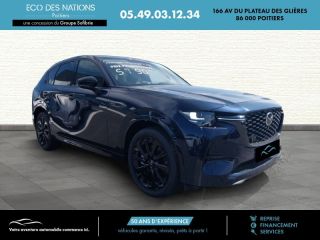 86000 : Hyundai Poitiers - Eco des Nations - MAZDA CX-60 - CX-60 - Bleu - Transmission intégrale - Hybride rechargeable : Essence/Electrique