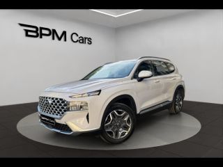 75013 : Hyundai Paris 13 - BPM Cars - HYUNDAI Santa Fe - Santa Fe - Glacier White Métal - Transmission intégrale - Hybride rechargeable : Essence/Electrique
