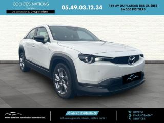 86000 : Hyundai Poitiers - Eco des Nations - MAZDA MX-30 - MX-30 - Blanc - Traction - Electrique