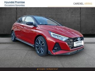 62800 : Hyundai Lens - Groupe Lempereur - HYUNDAI i20 - i20 - Dragon Red Métal/Toit/rétro Black - Traction - Essence/Micro-Hybride